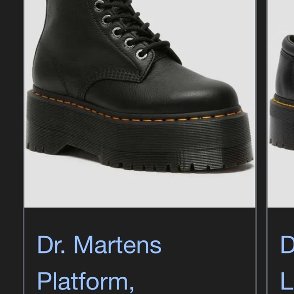 Dr. Martens Black Jadon Boots - Picture 1 of 4